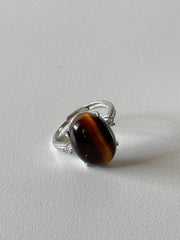 Ring Adjustable Tigers Eye