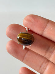 Ring Adjustable Tigers Eye