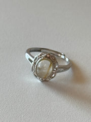 Ring Adjustable Gold Rutile