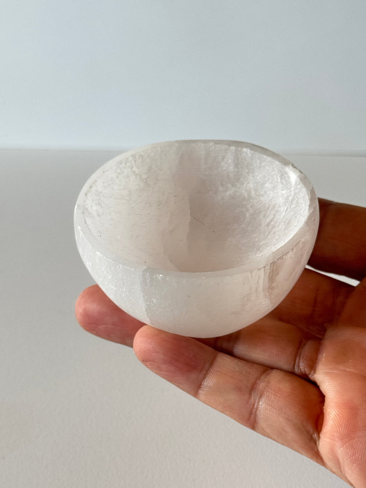 Selenite mini bowl