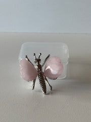 Rose Quartz butterfly