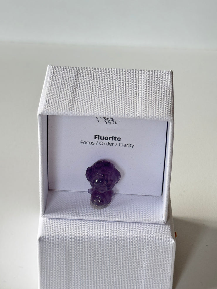 Carving mini Fluorite