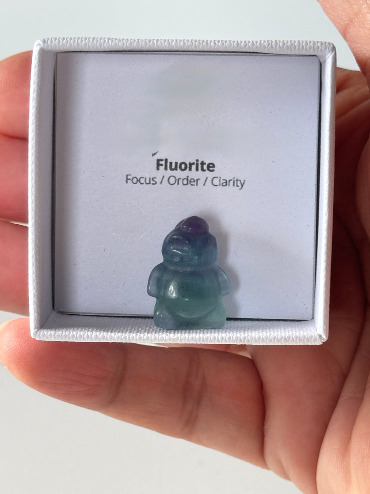 Carving mini Fluorite