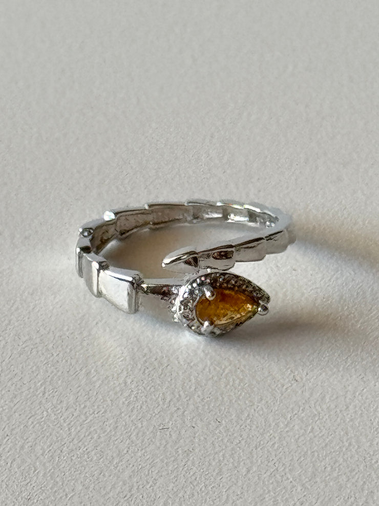 Ring Adjustable Citrine