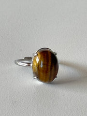 Ring Adjustable Tigers Eye