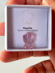 Carving mini Fluorite