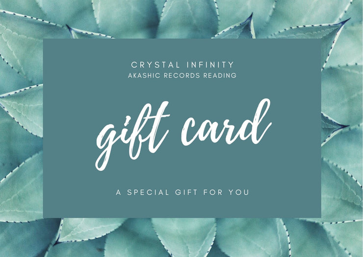 Crystal Infinity Gift card